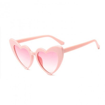 Rózsaszín szív napszemüveg / Party szemüveg